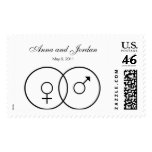Minimalist Wedding Invitation Postage