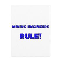 Mining Engineers Rule! postcards by professions Mining Engineers Rule! postcards