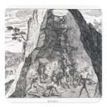 Mining', Frankfurt, 1602 Square Stickers