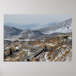 Mining Rigs and Mountains, Gold Hill, Nevada posters