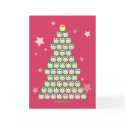 MiNiOwL X'mas Tree Greeting Cards by miniowl MiNiOwL X'mas Tree Greeting Cards