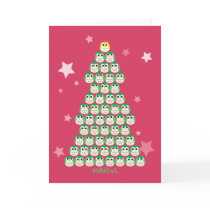 MiNiOwL X'mas Tree Greeting Cards