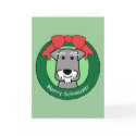 Miniture Schnauzer Christmas cards by dogcartoons Miniture Schnauzer Christmas cards