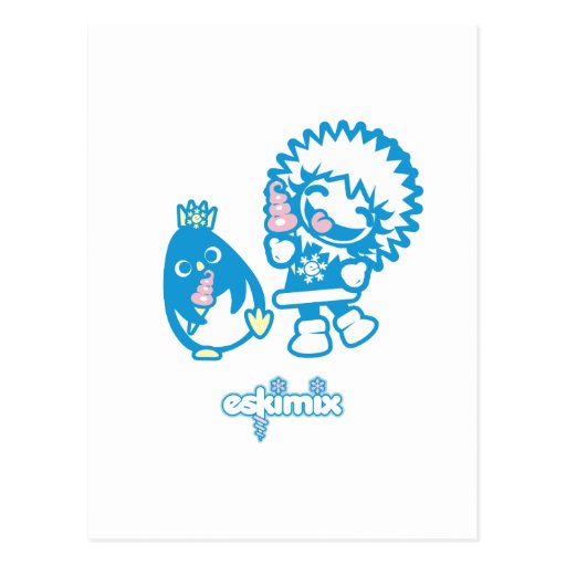 Minky and Rocky Postcard