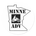 MinneADV Circle Sticker