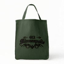 Minneapolis 612 tote bag