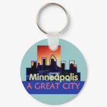 Minneapolis Keychain by samappleby Minneapolis Keychain