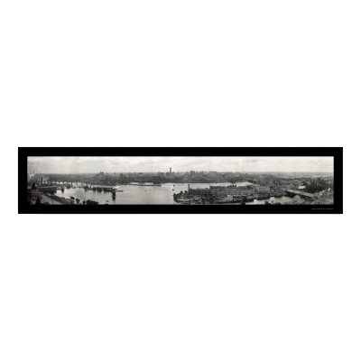 Minneapolis MN Skyline Photo 1912 Poster by lc_panoramicphotos