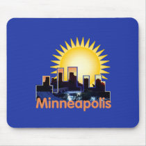 Minneapolis Mousepad by samappleby Minneapolis Mousepad