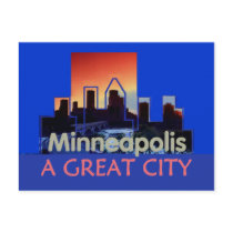 Minneapolis Postcard by samappleby Minneapolis Postcard