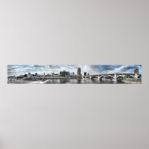 Minneapolis Riverfront 6-foot wide Panorama Posters