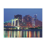 Minneapolis Skyline at night postcards