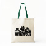 Minneapolis Skyline Tote Bags