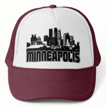 Minneapolis Skyline Trucker Hats
