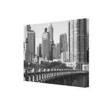 Minneapolis Skyline In Daylight Gallery Wrap Canvas