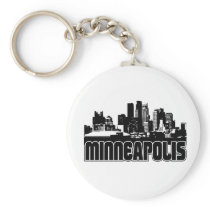Minneapolis Skyline Key Chain