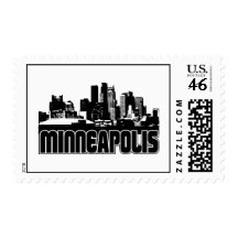 Minneapolis Skyline Stamp