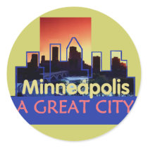 Minneapolis Sticker by samappleby Minneapolis Sticker
