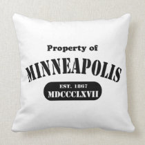 Minneapolis Throw Pillow - Customized pillows