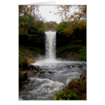 Minnehaha Falls in autumn