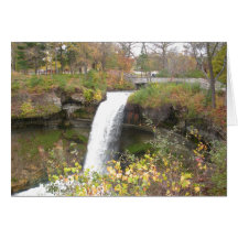 Minnehaha Falls in Minneapolis, Minnesota Greeting Card