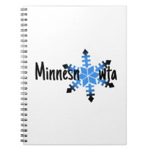 Minnesnowta Funny Spiral Note Books