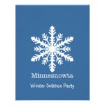 Minnesnowta Snowflake Invitation