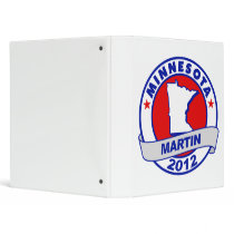Minnesota Andy Martin Vinyl Binders