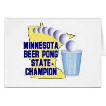 Minnesota Beer Pong Champion cards