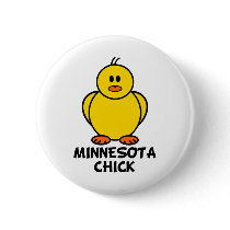 Minnesota Chick buttons by chicktshirts8 Minnesota Chick buttons