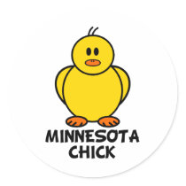 Minnesota Chick Stickers