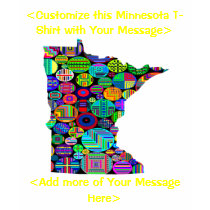Minnesota Colorful Customizable Shirt - Customize