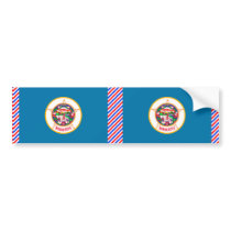 Minnesota Flag bumper stickers by usaflags Minnesota Flag bumper stickers