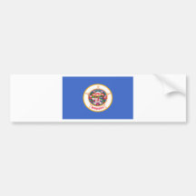 Minnesota Flag Bumper Sticker