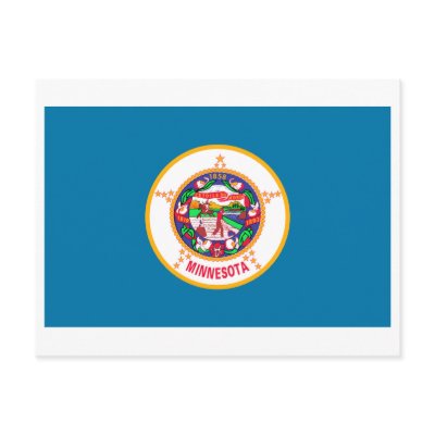 Minnesota FLAG International Post Cards by flagshirt