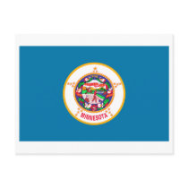 Minnesota FLAG International postcards by flagshirt Minnesota FLAG International postcards