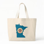 Minnesota Flag Map Bags