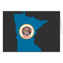 Minnesota Flag Map cards by usaflags Minnesota Flag Map cards