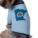 Minnesota Flag Map pet clothing