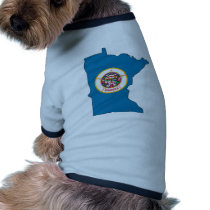 Minnesota Flag Map pet clothing by usaflags Minnesota Flag Map pet clothing