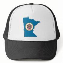 Minnesota Flag Map hats by usaflags Minnesota Flag Map hats