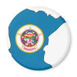 Minnesota Flag Map
