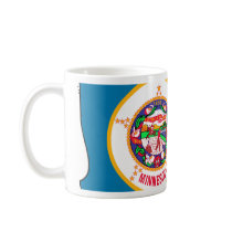 Minnesota Flag Map mugs by usaflags Minnesota Flag Map mugs