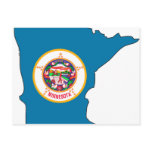 Minnesota Flag Map
