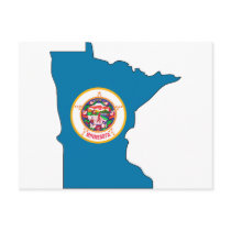 Minnesota Flag Map postcards by usaflags Minnesota Flag Map postcards
