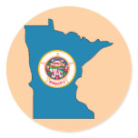 Minnesota Flag Map