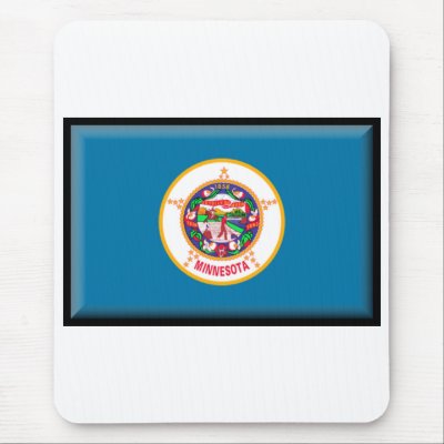 Minnesota Flag Mouse Mats by jacinto888