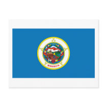 Minnesota Flag Postcard by FlagTshirts Minnesota Flag Postcard