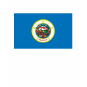 Minnesota Flag T-shirt by FlagTshirts Minnesota Flag T-shirt