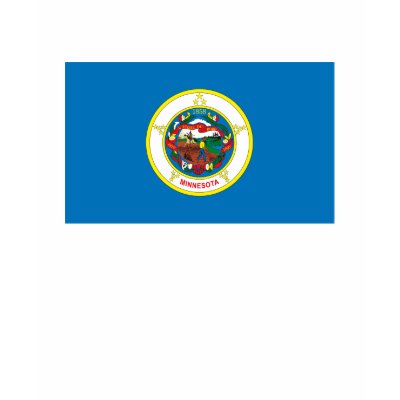 Minnesota Flag T-shirt by FlagTshirts